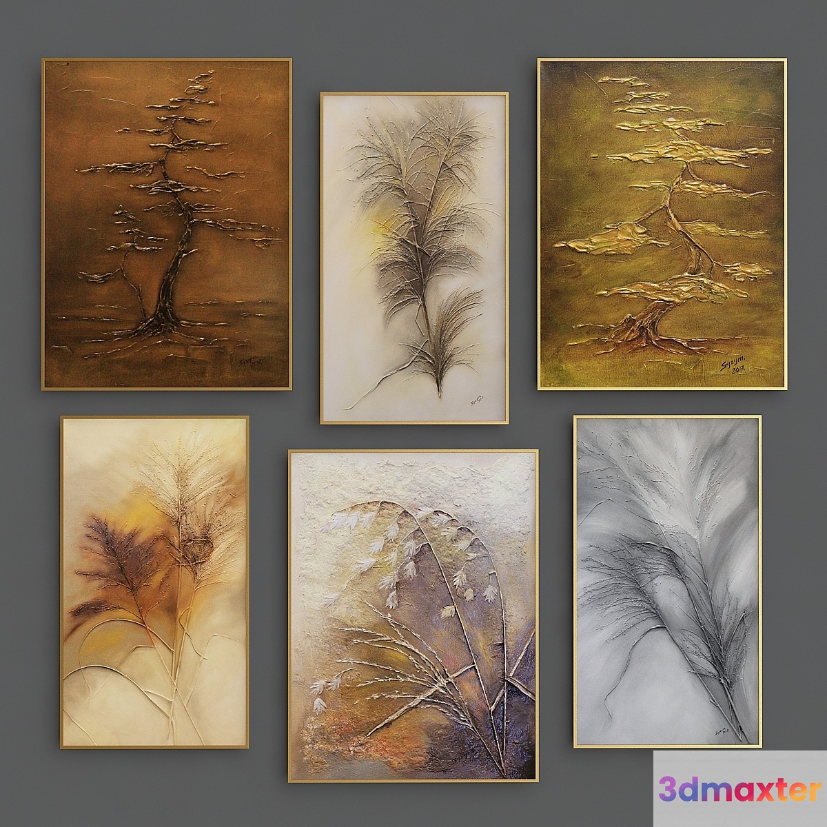 Bas relief autumn painting - No.2