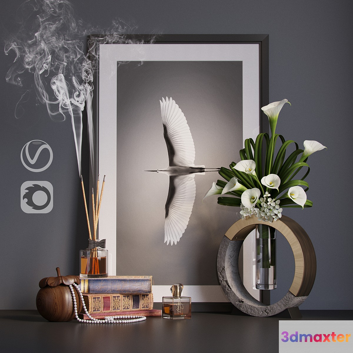 Kalla decorative set