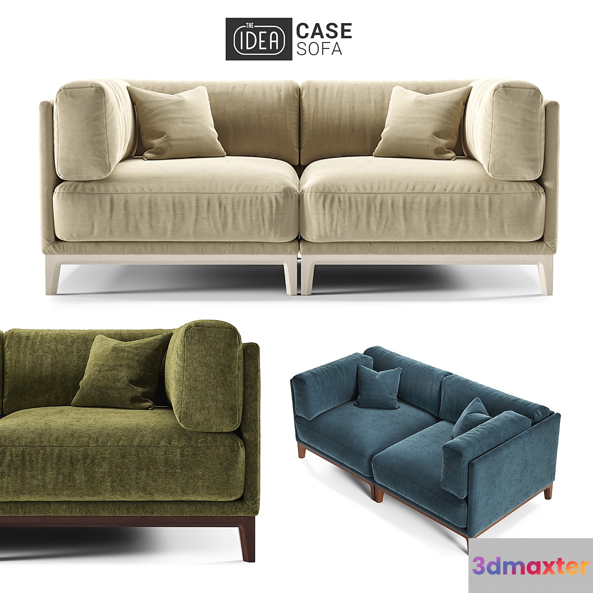 The IDEA Modular Sofa CASE (art. 903-904) 3D Max