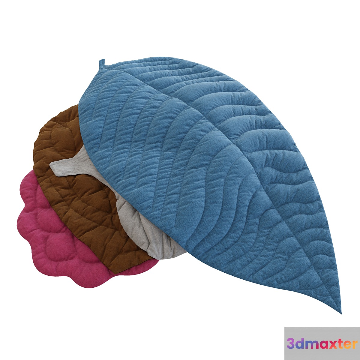 carpets in bed 3D Max