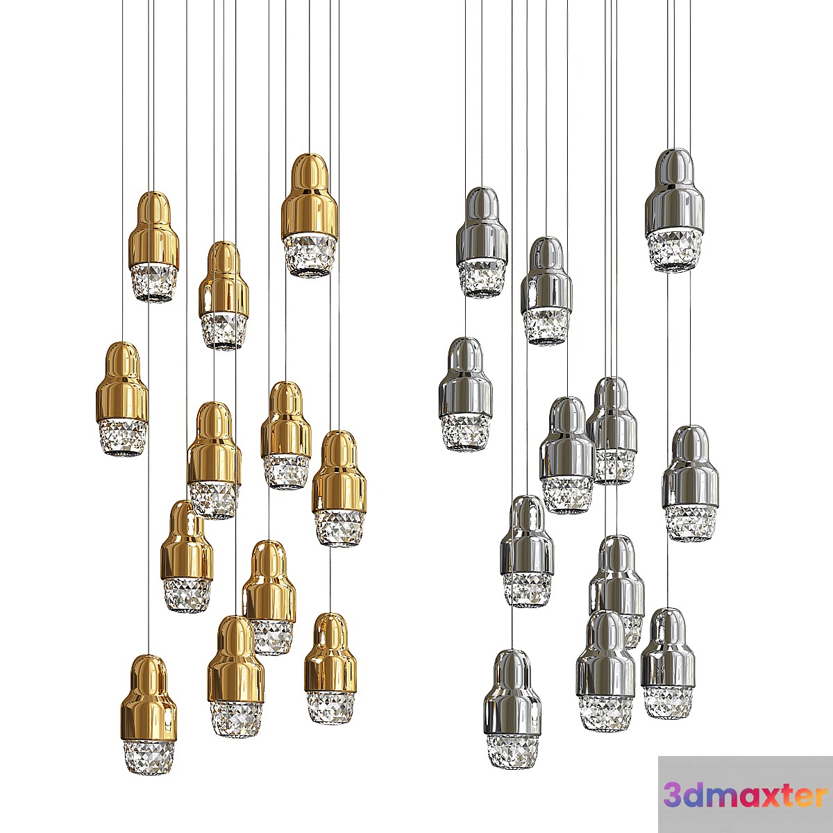 Fedoro Suspension Lights 3D Max