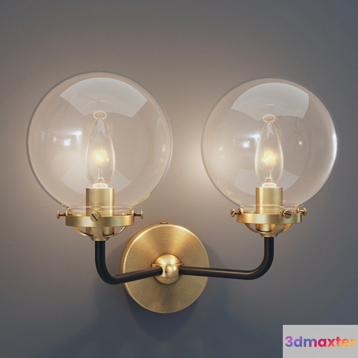 GRAMERCY HOME - JACK DOUBLE SCONCE SN068-2 3D Max