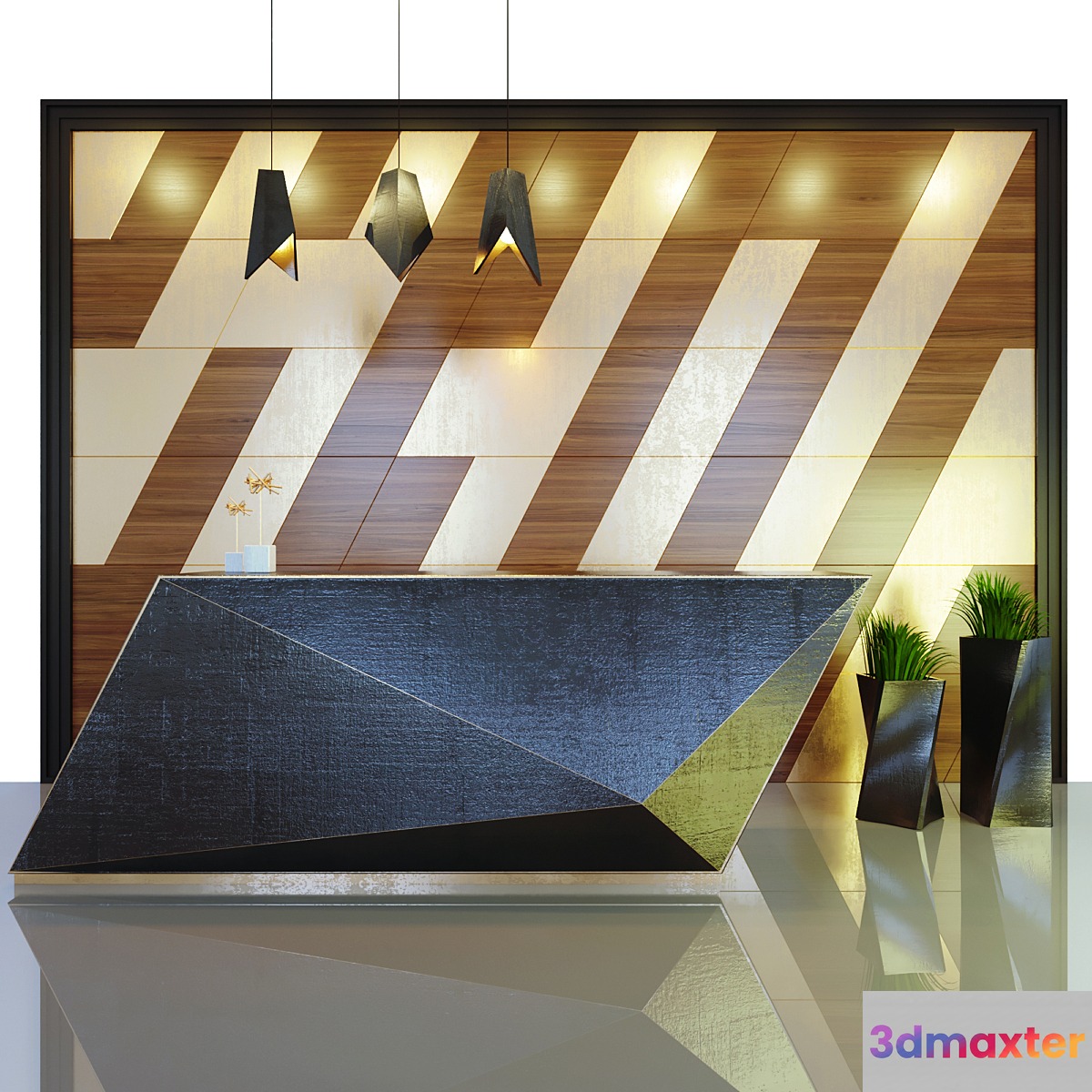 Reception 8 3D Max