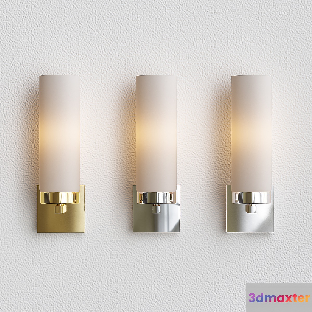 Restoration hardware sconces 3D Max