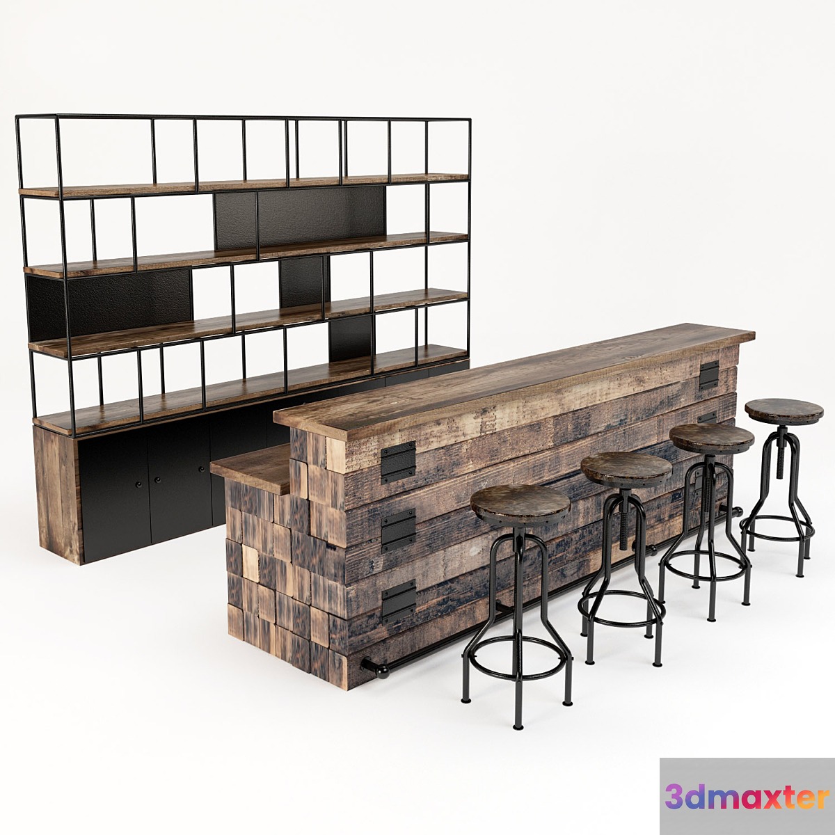 Loft Bar Collection 3 3D Max