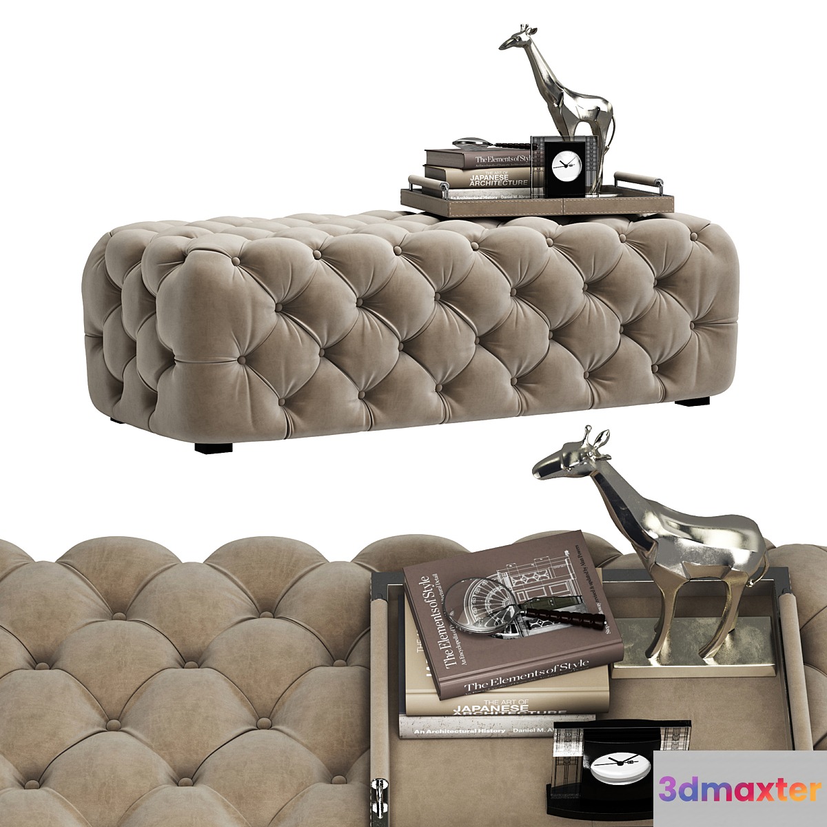 Zgallerie Jules Tufted Bench