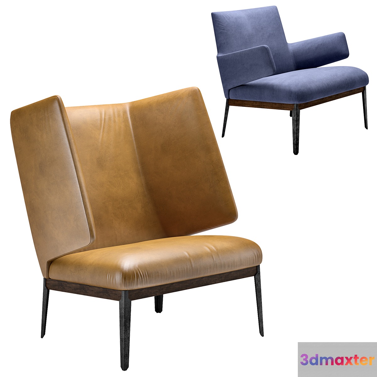 Hug armchair_ARFLEX 3D Max