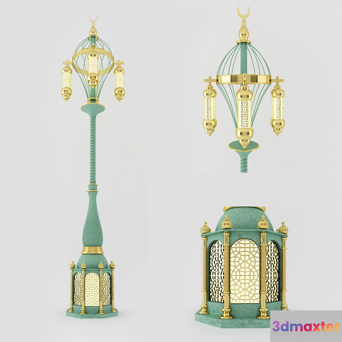 Street lighting 3D Max
