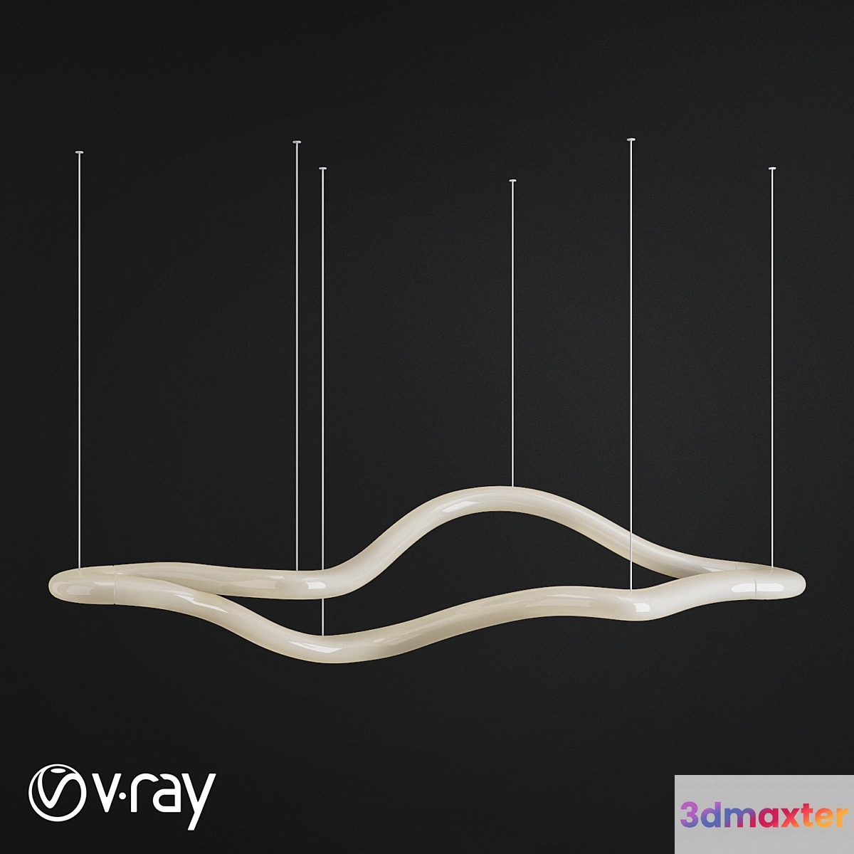 Knot - SLIDE suspension lamp 3D Max