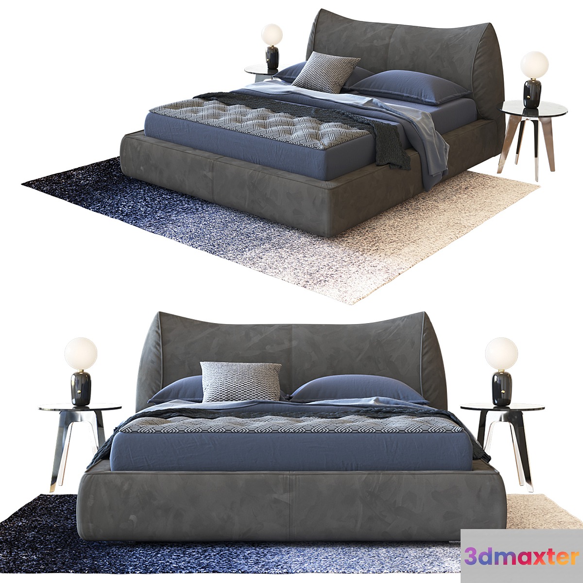Dorelan D_Sign Smooth bed by Enrico Cesana