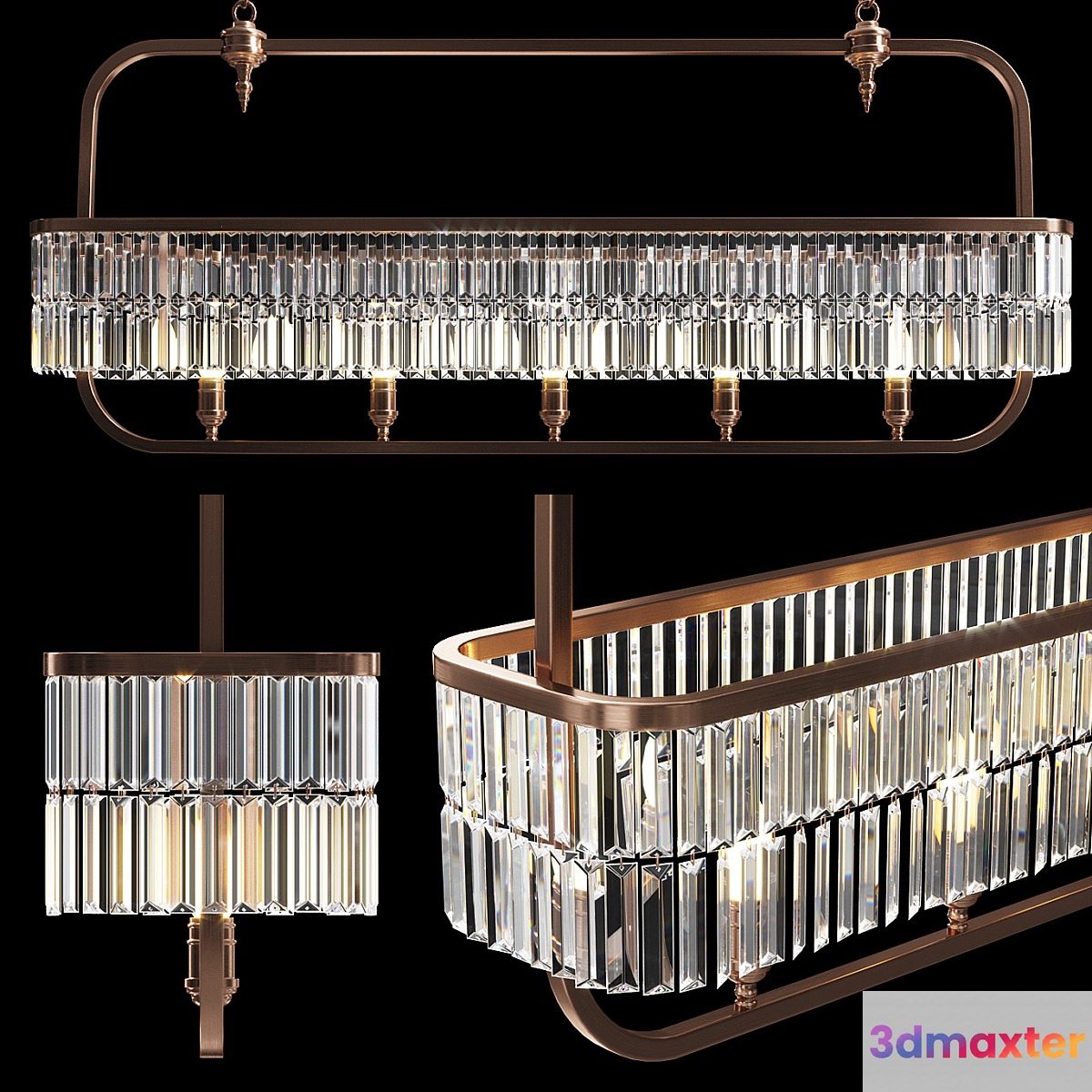 Chandelier Montreal by Vips And Friends 3D Max