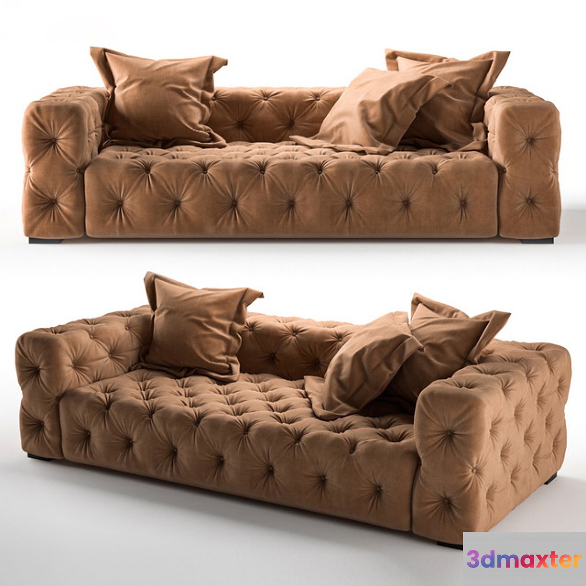Andrea sofa and armchair 3D Max