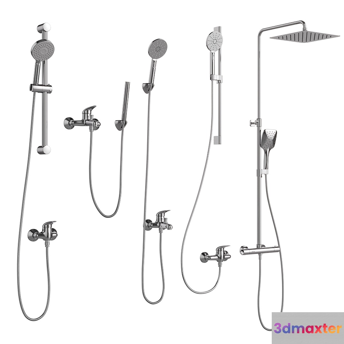 Mixers for bath and shower Ravak set 10