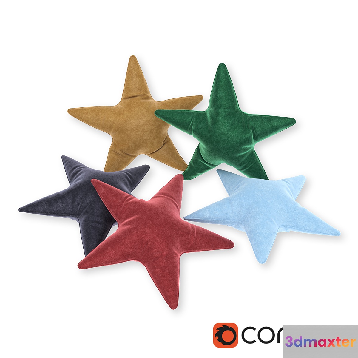 Decorative cushions-stars