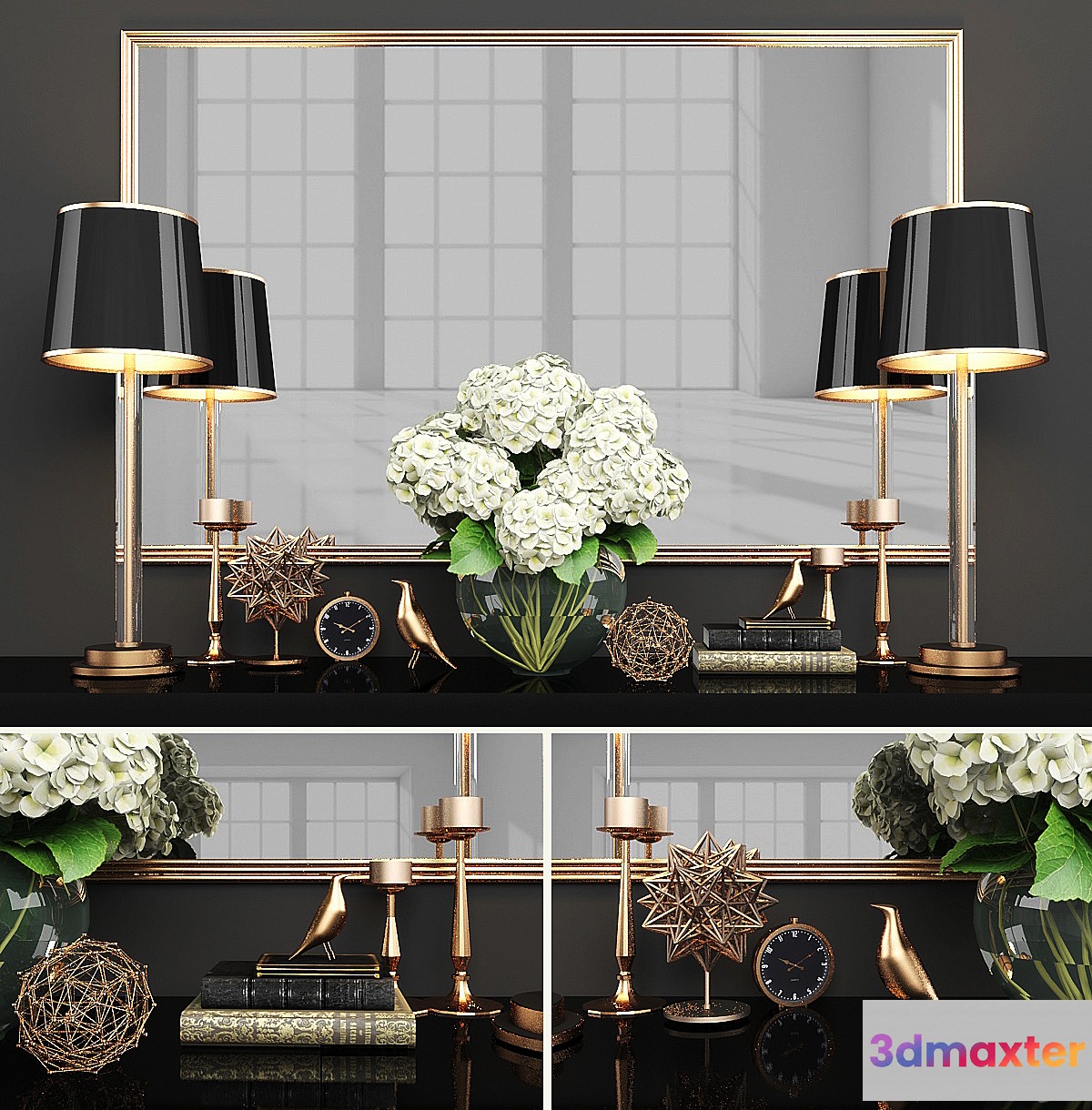 Decorative set 15 - No.4 3D Max