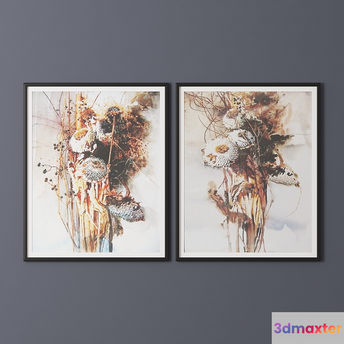 Paintings in the framework of 3D Max