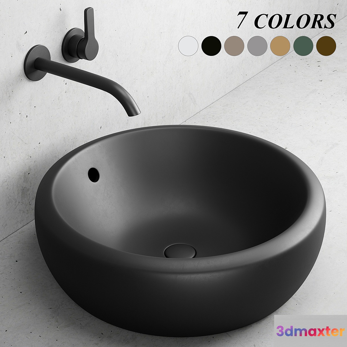 Ceramica Cielo Fluid washbasin 3D Max