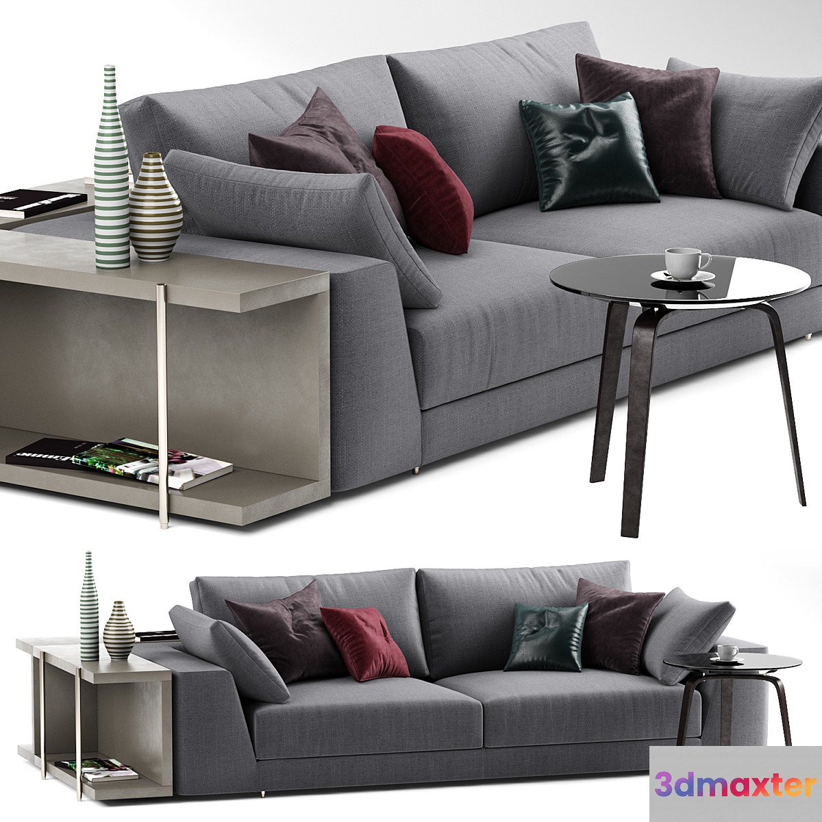 Argo gray sofa AG002 - MisuraEmme