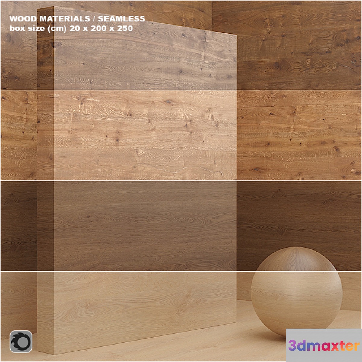 Material wood _ veneer (seamless) - set 16 3D Max