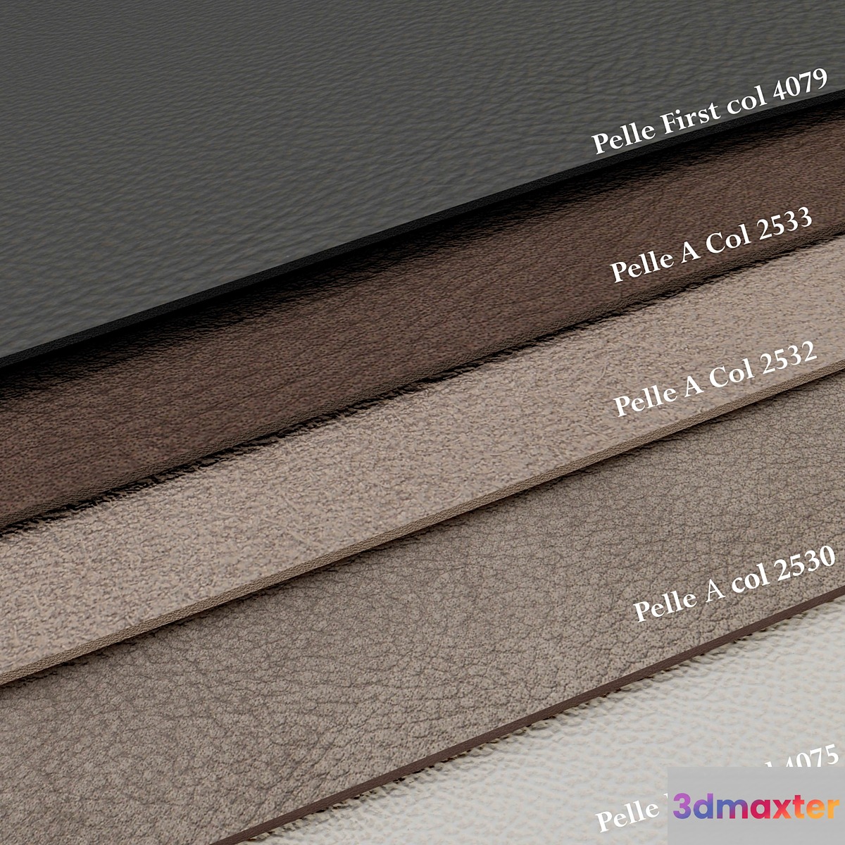 Leather pack 3 3D Max
