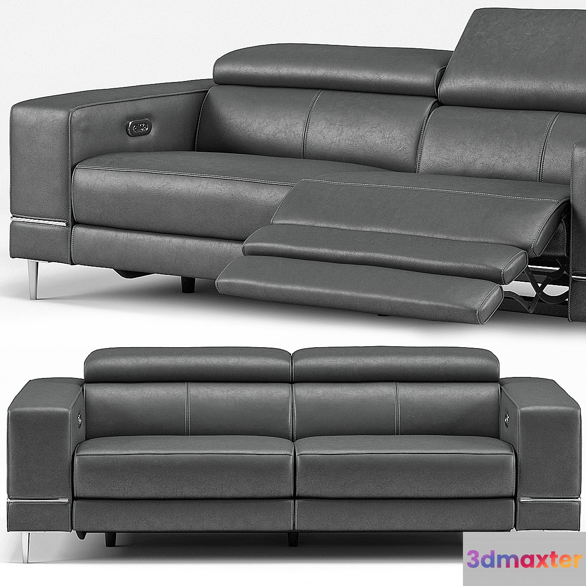 Bergamo Motion Sofa 3D Max