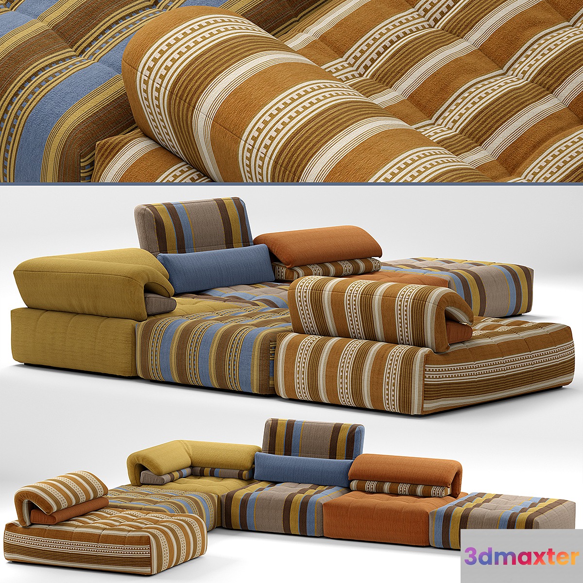 Sofa roche bobois voyage immobile