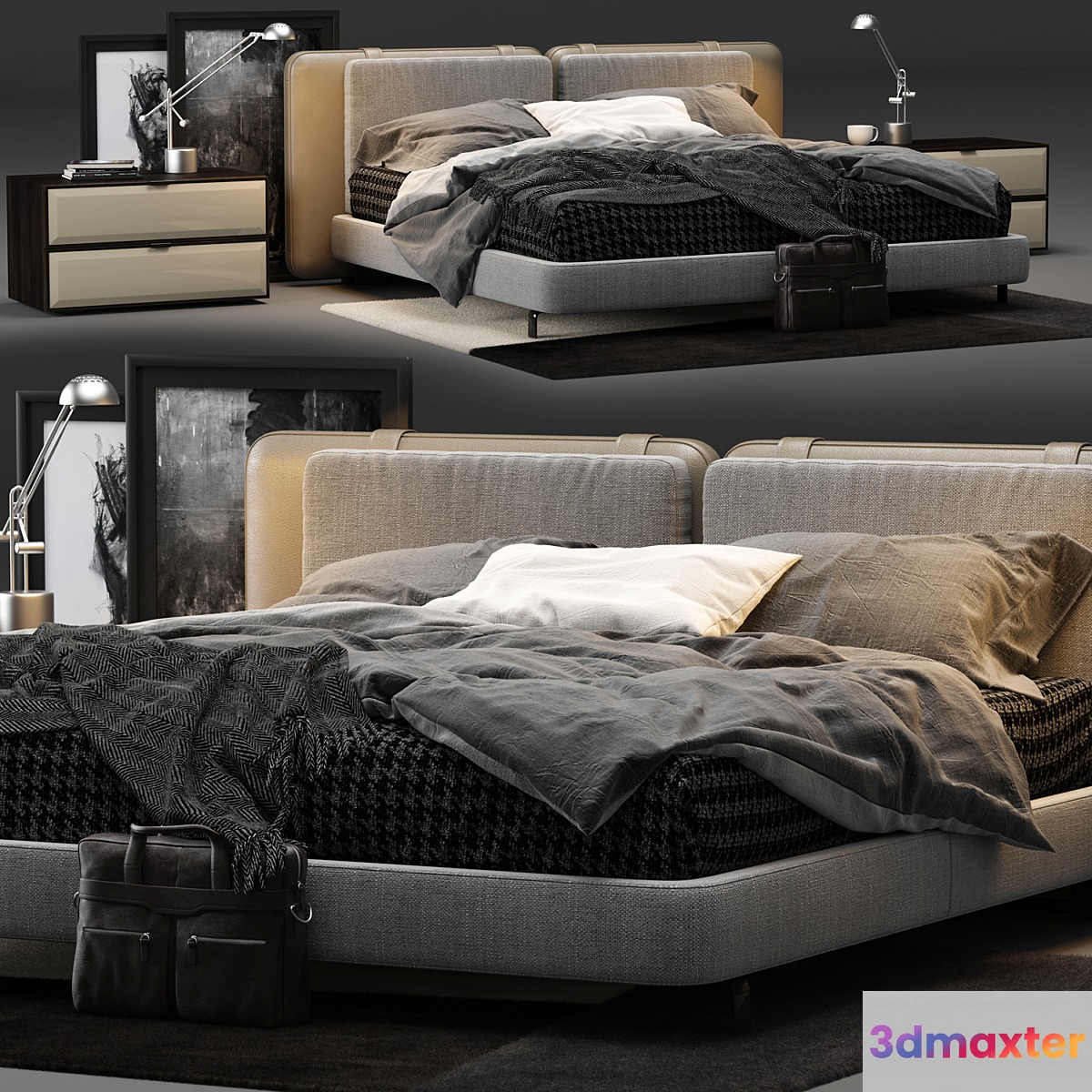 Minotti Tatlin Soft Bed - No.9