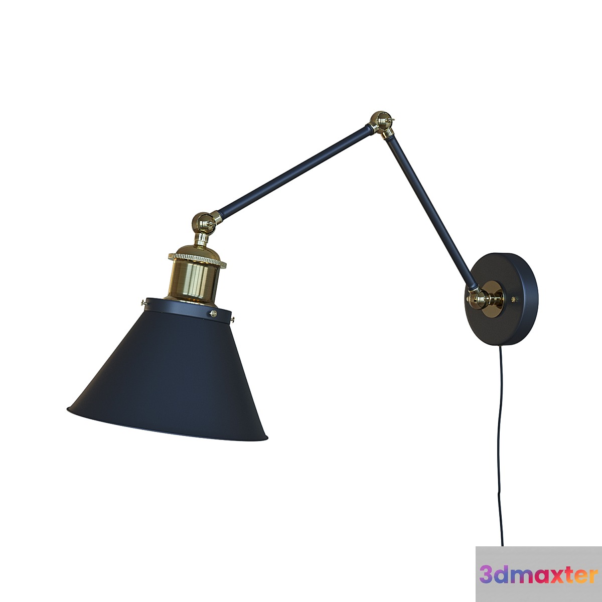 LNC swing arm wall lamp plug-in sconces