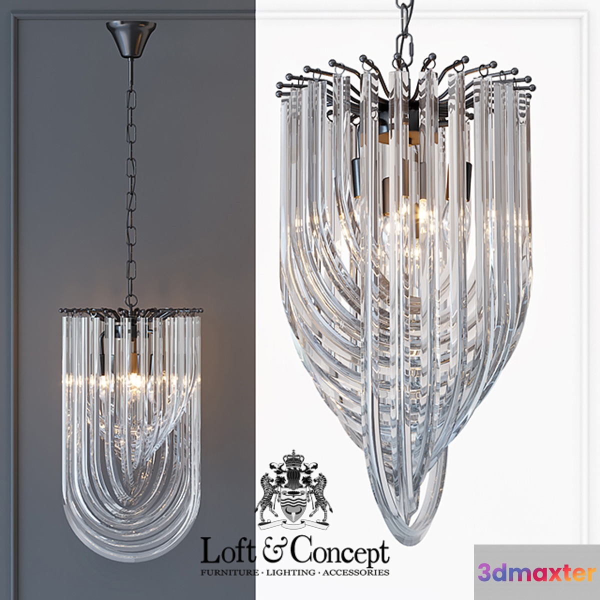 Chandelier Retro Frozen Glass Chandelier 30 Champagne