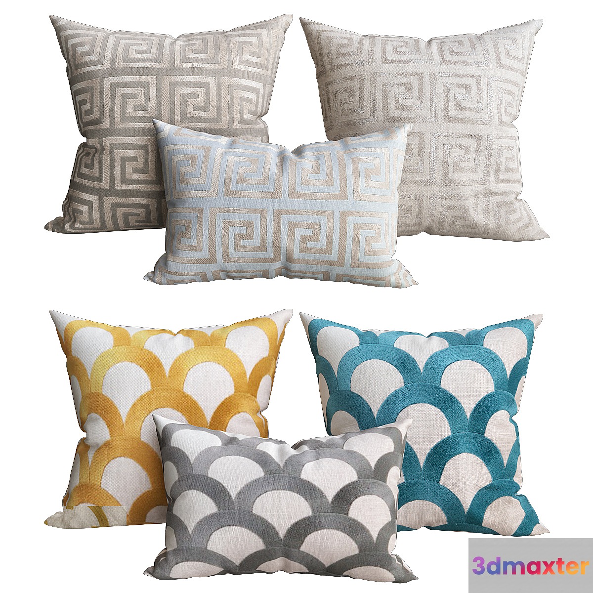 DL-Rhein Pillows_2 3D Max