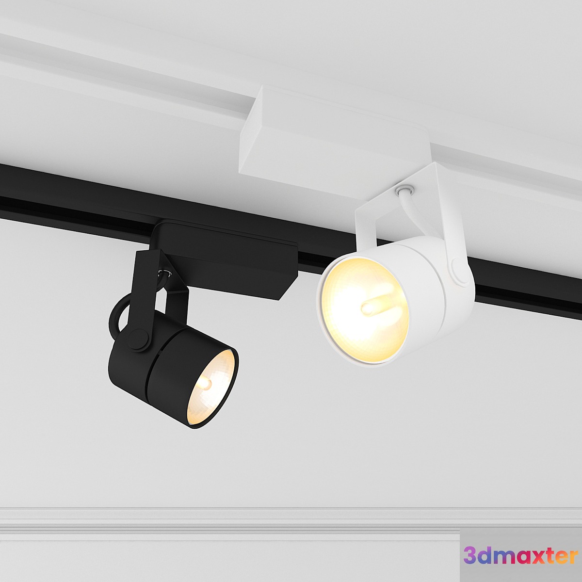 Arte lamp track lights 3D Max