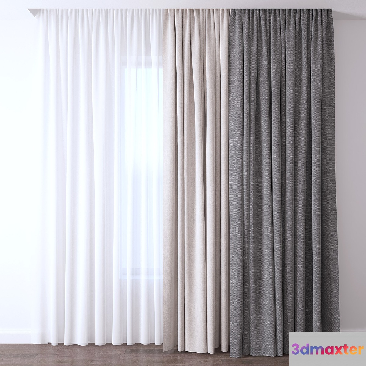 Curtain 3D Max