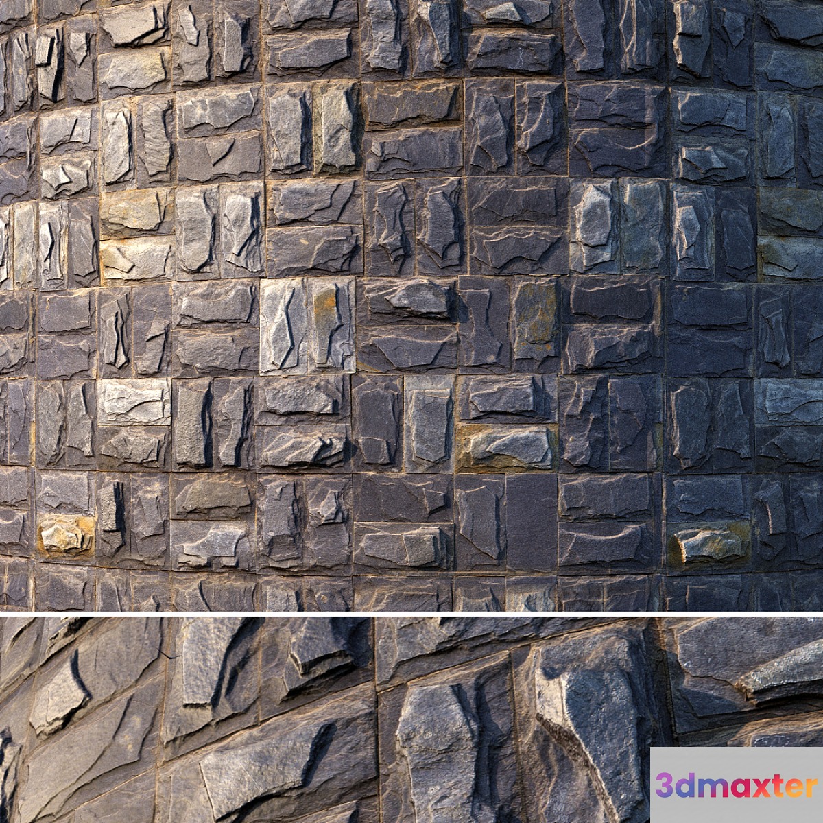 Natural facing stone (material)