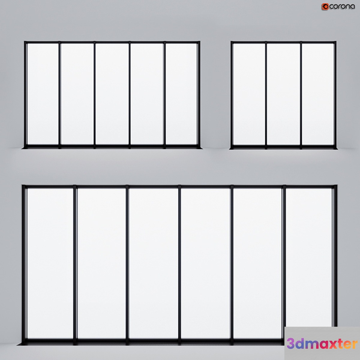 Panoramic glazing - No.2 3D Max