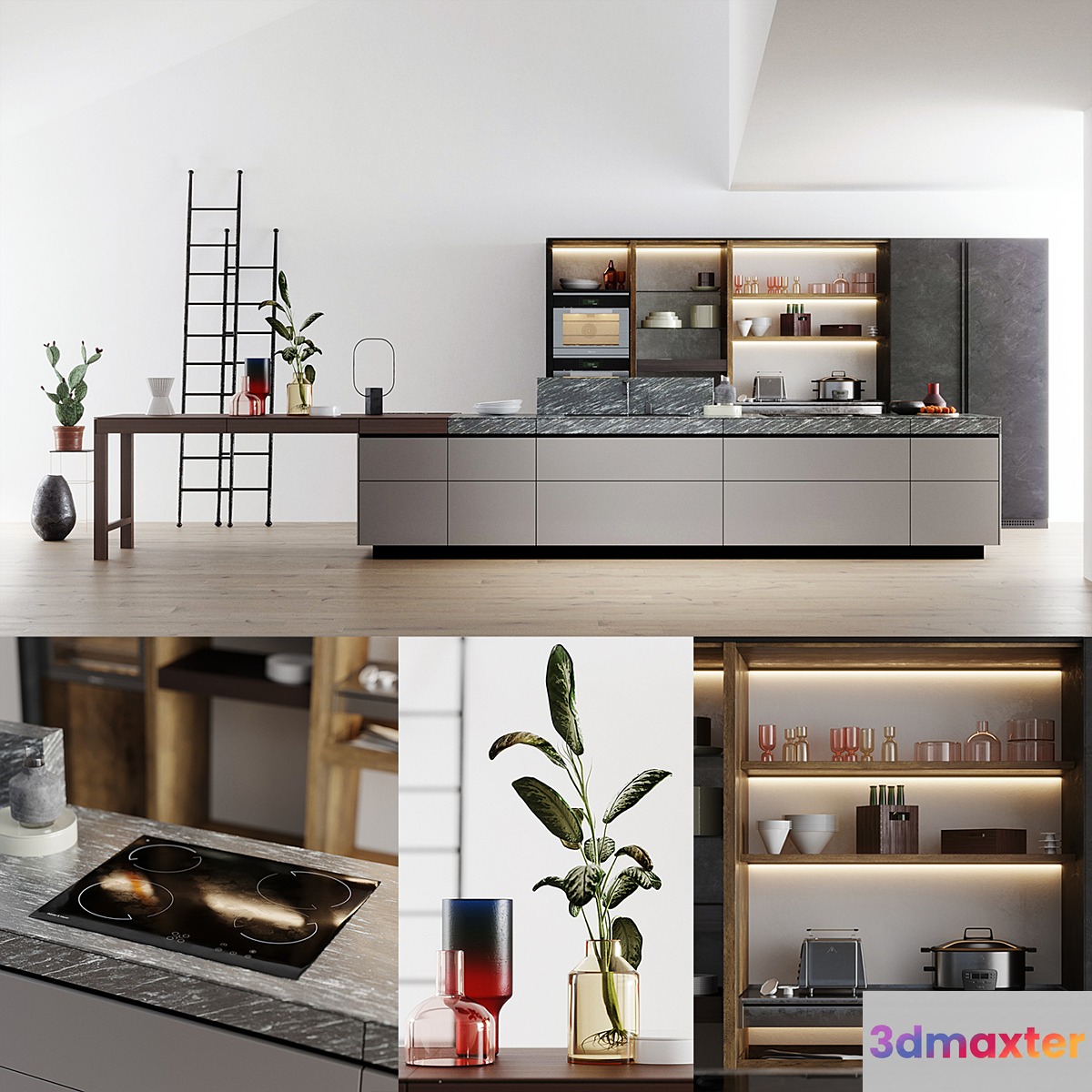 VALCUCINE Genius Loci Kitchen 3D Max