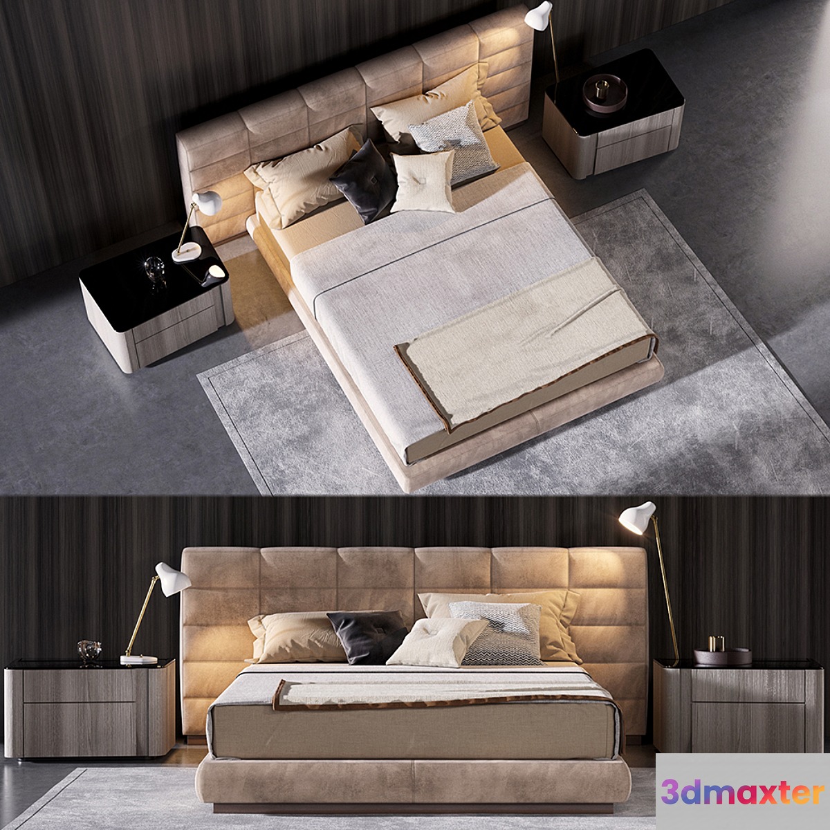 Minotti Lawrence Bed