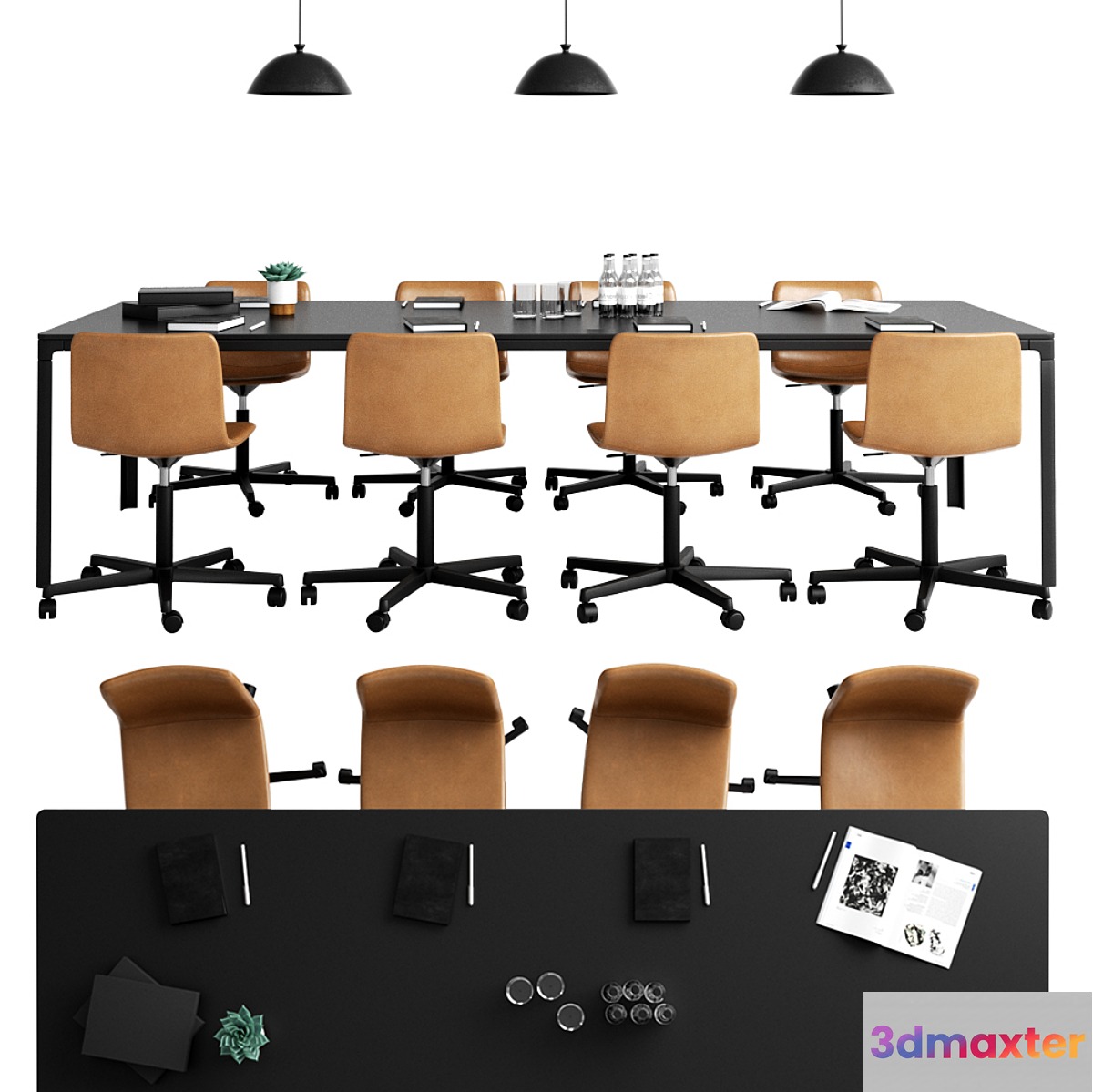 Fredericia_Pato_Chair _ & _ Mesa_Table 3D Max