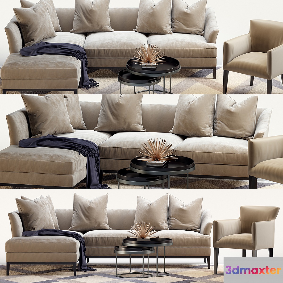 The sofa and chair company set 2