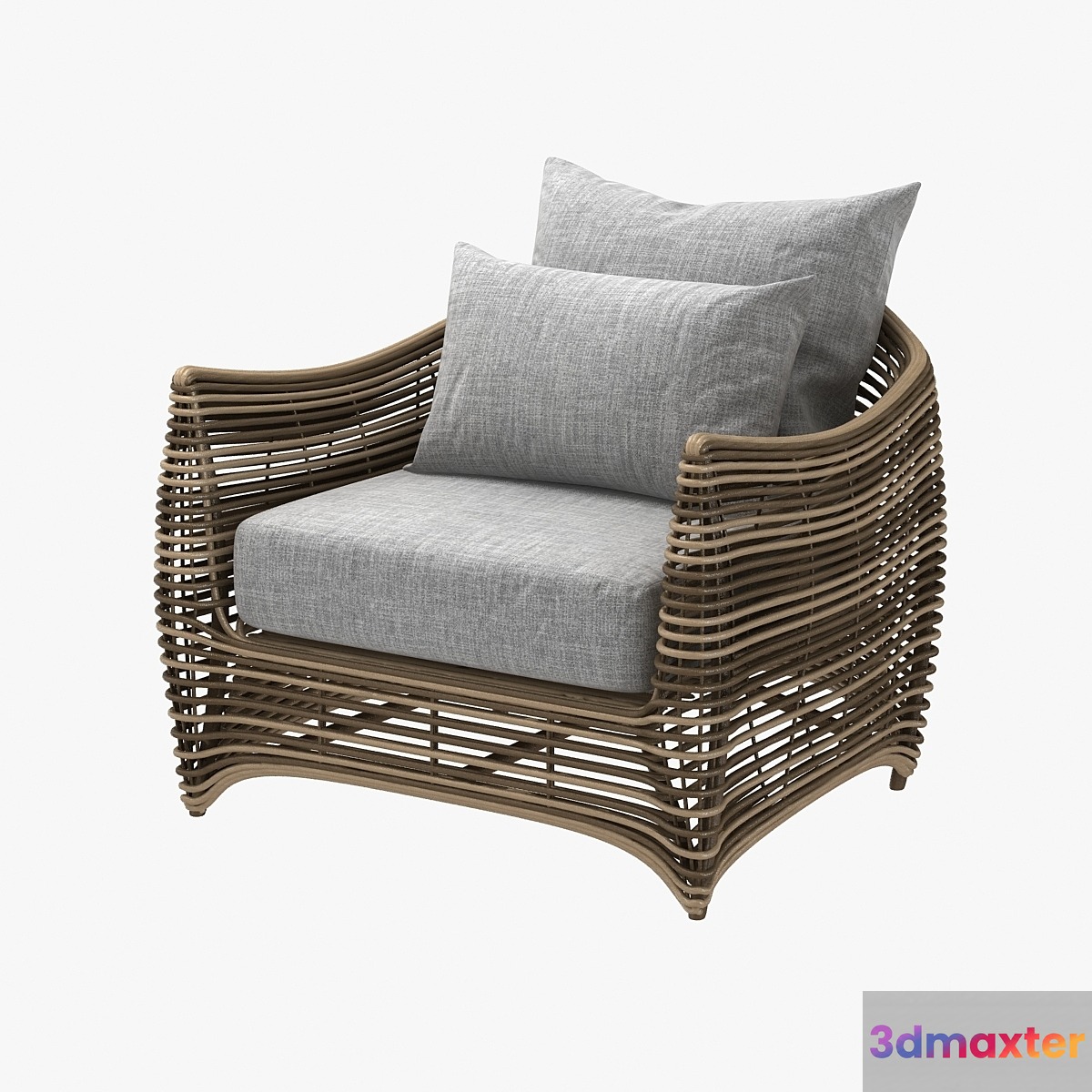 artefacto st bart outdoor lounge wicked chair 3D Max