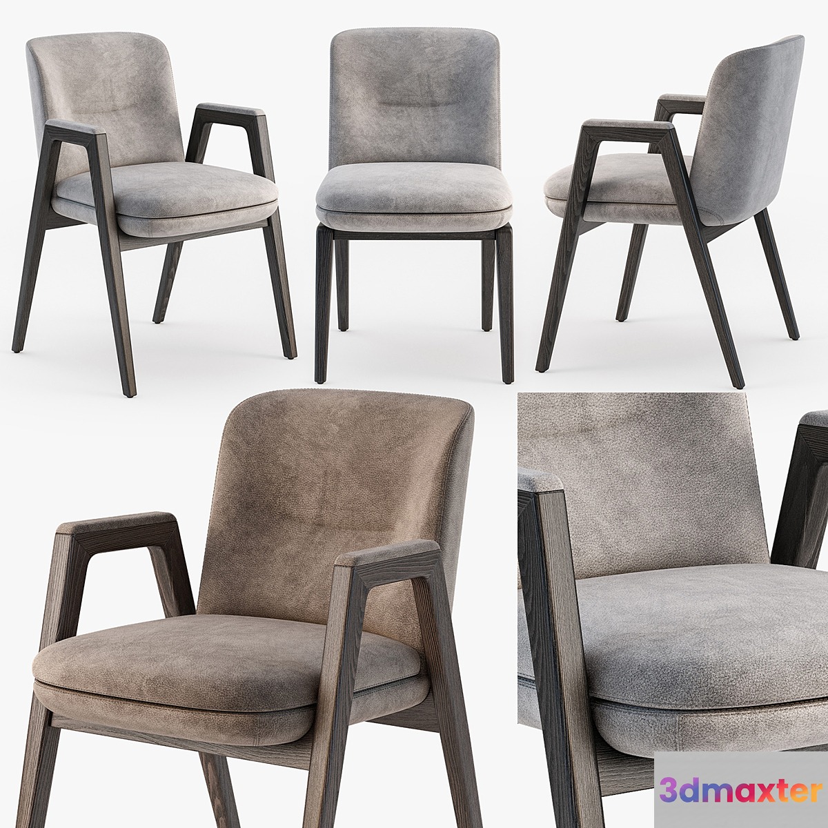 Minotti Lance chair 3D Max