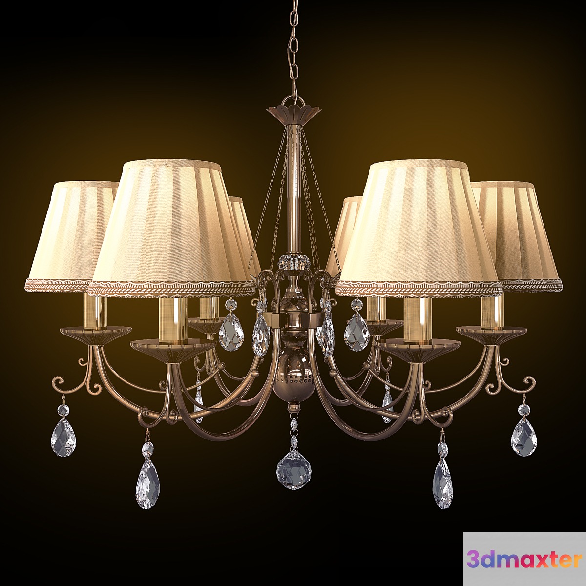 Chandelier Maytoni Soffia RC093-PL-06-R 3D Max