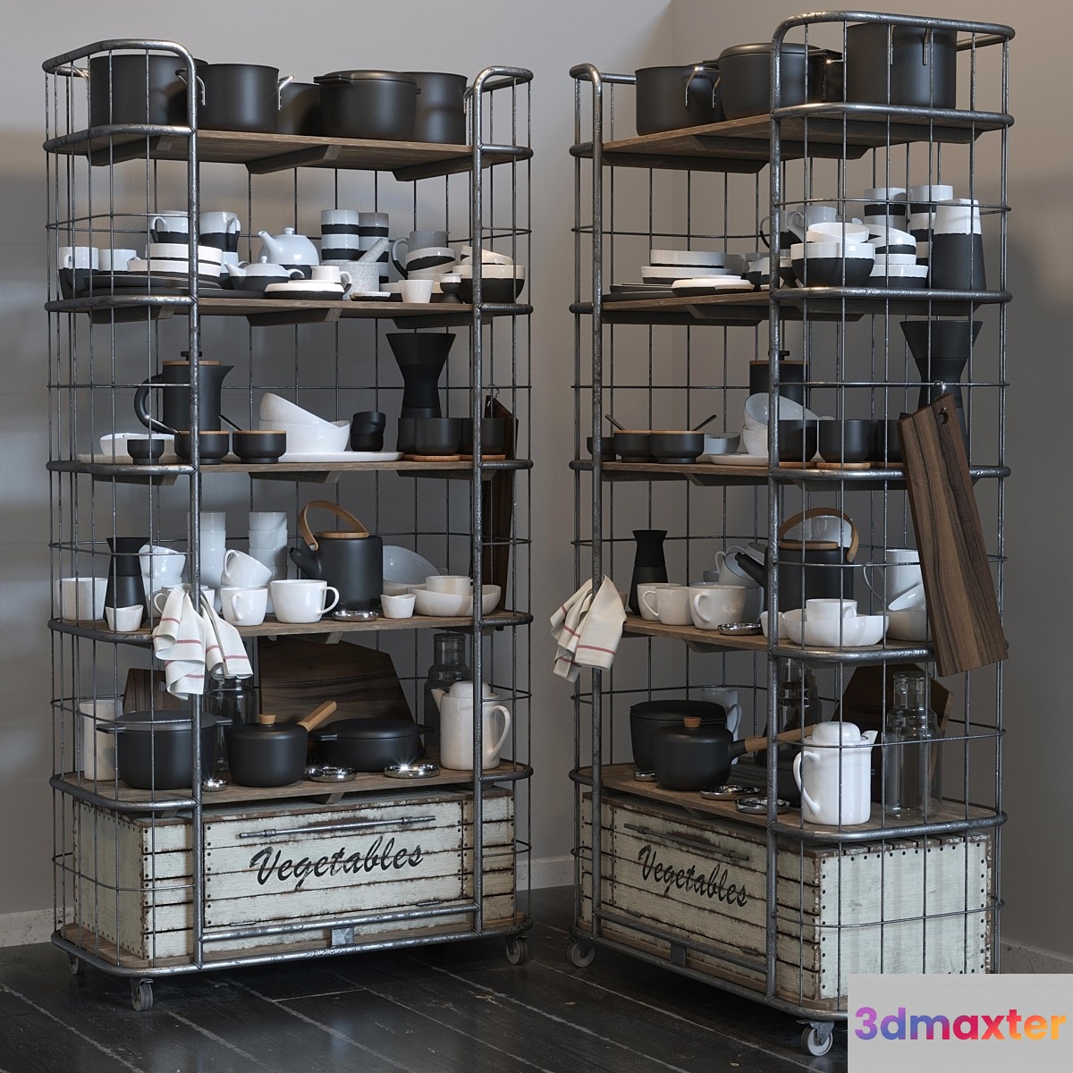 RH CIRCA 1900 and kitchen set