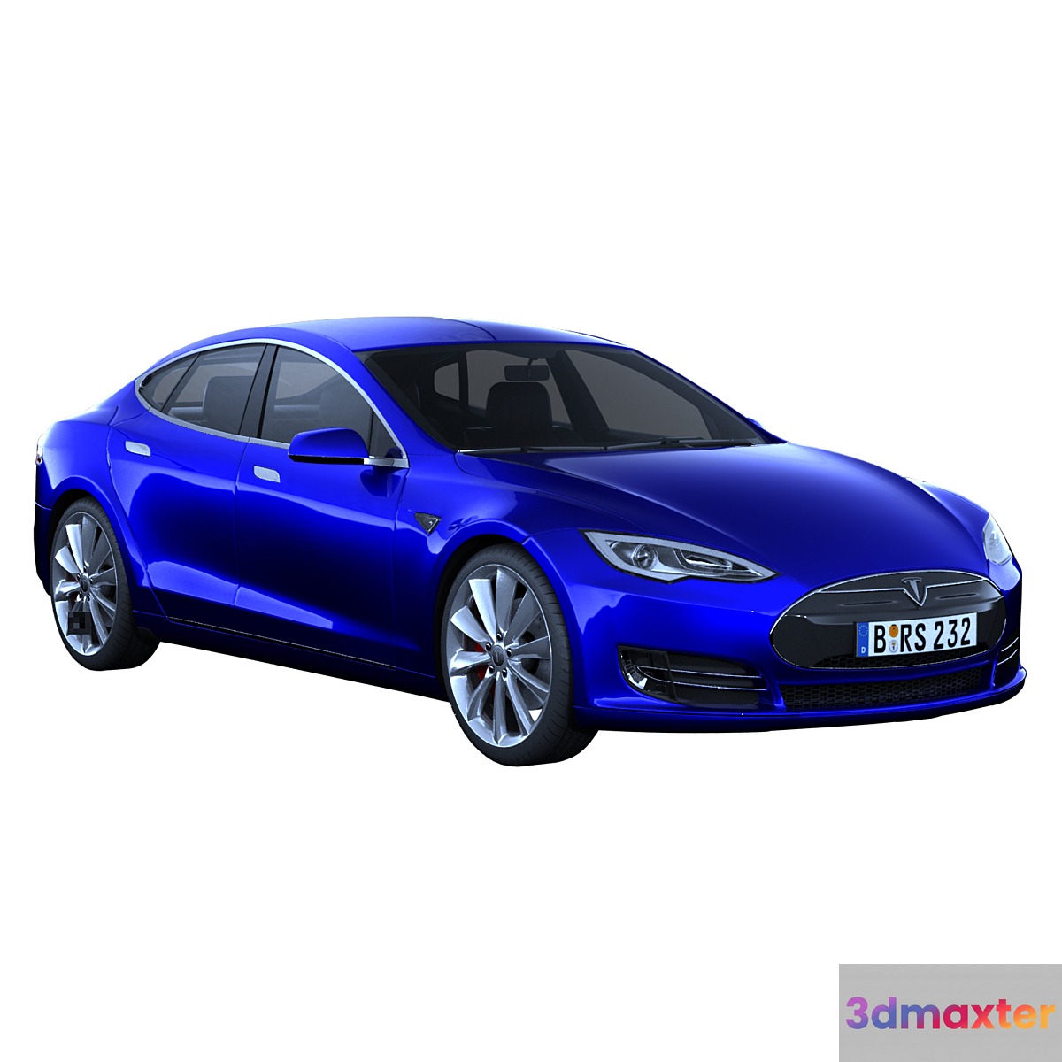 Tesla model S 3D Max
