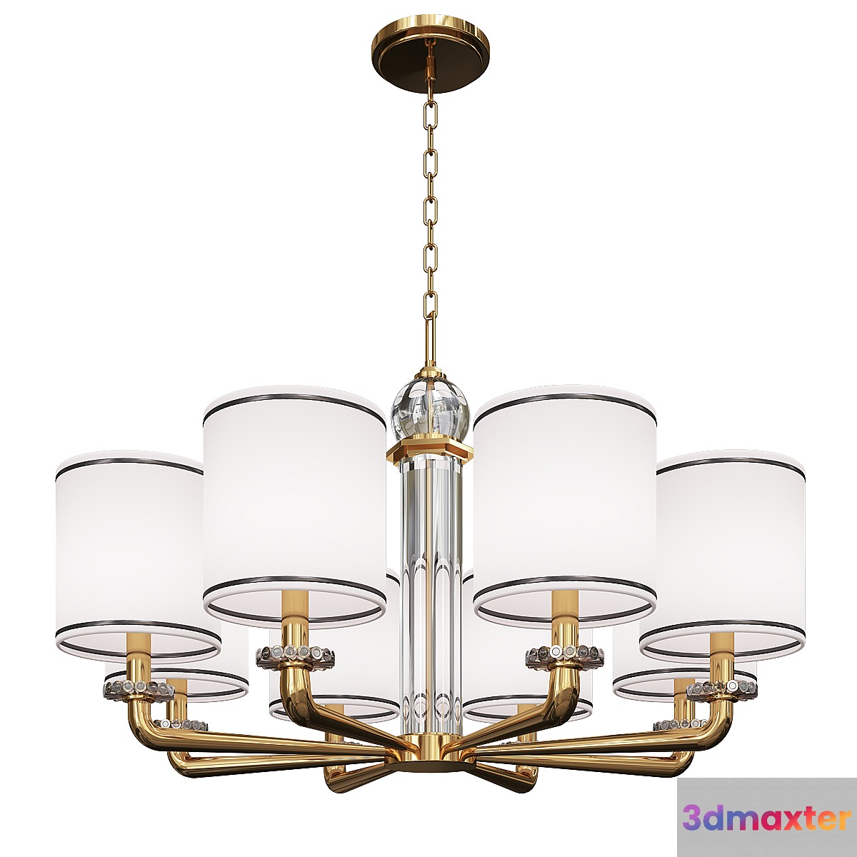 Czarina Gold 6 Arm 3D Max