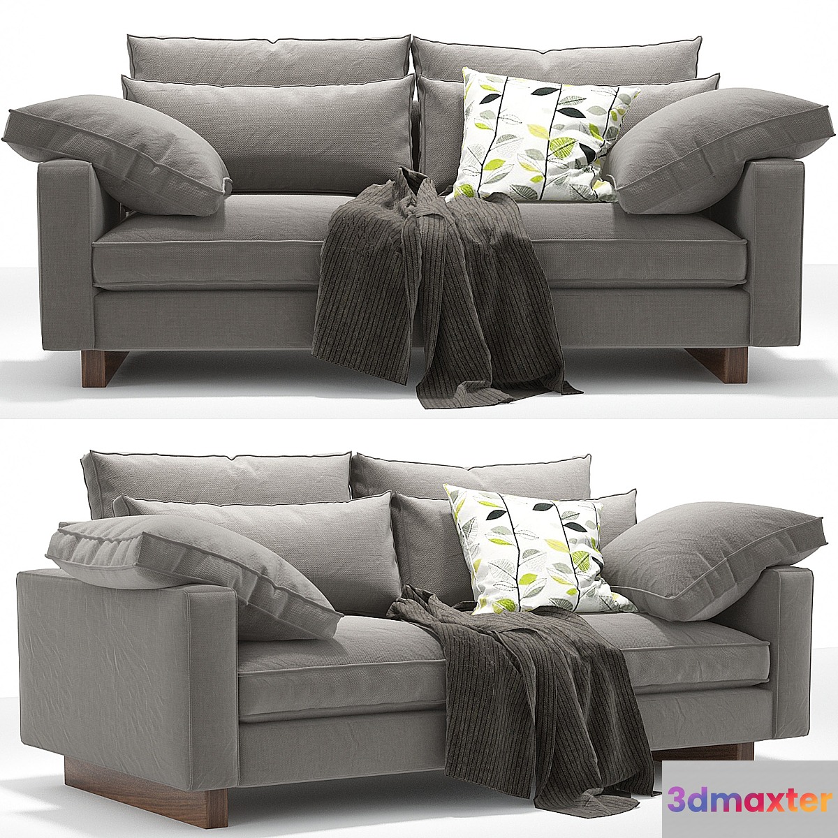 West elm Harmony Down-Filled Sofa 3D Max