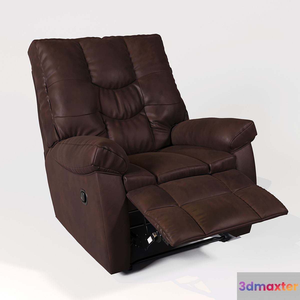 Burgett Espresso Power Rocker Recliner 3D Max