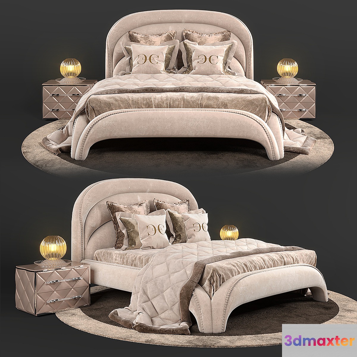 Bed Cornelio Cappellini THALIA.5200