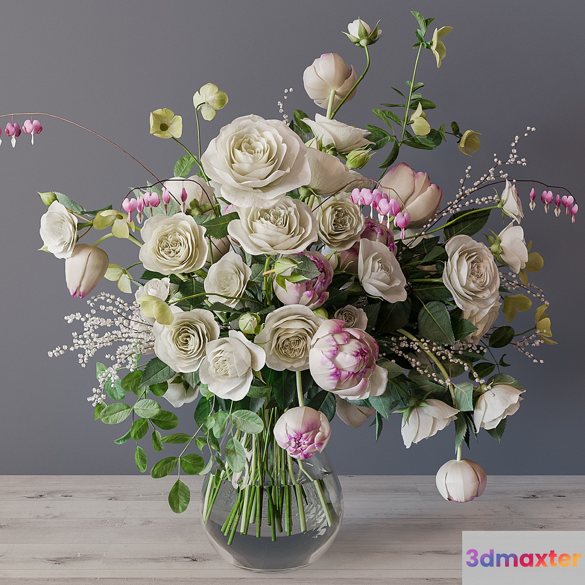 Bouquet of white roses - No.2
