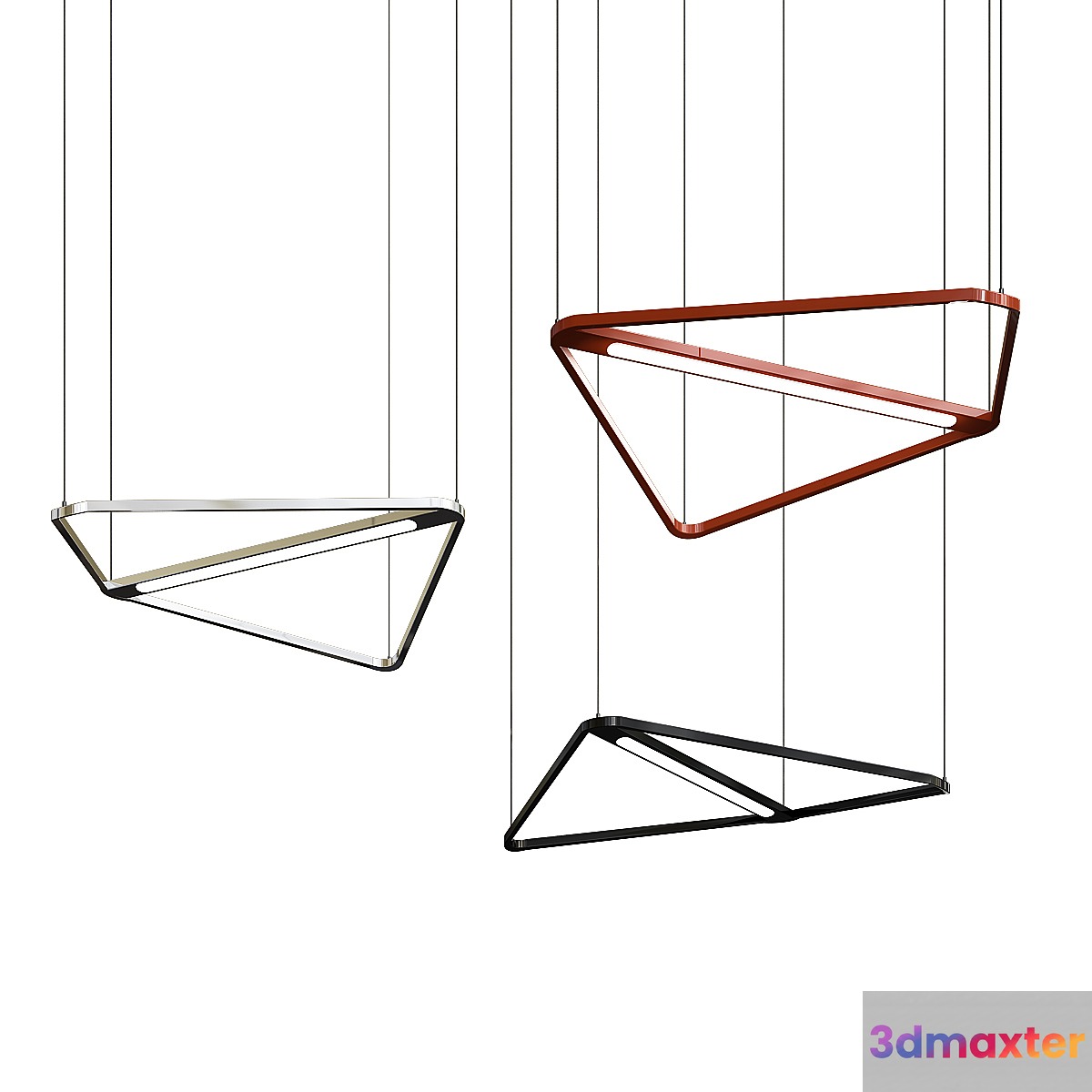 KITE NAKED Pendant light 3D Max