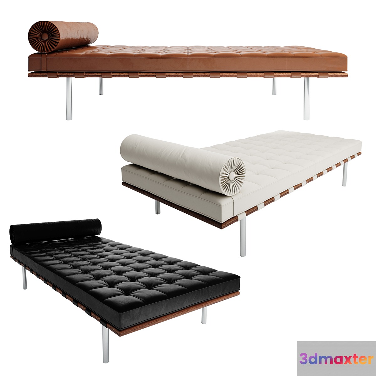 Barcelona_daybed 3D Max